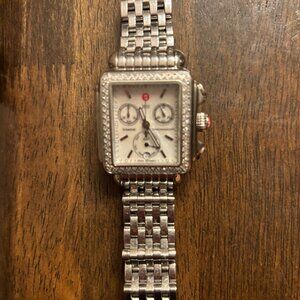 Michele Diamond Deco Watch